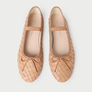 Loeffler Randall Leonie Honey Woven Ballet Flat